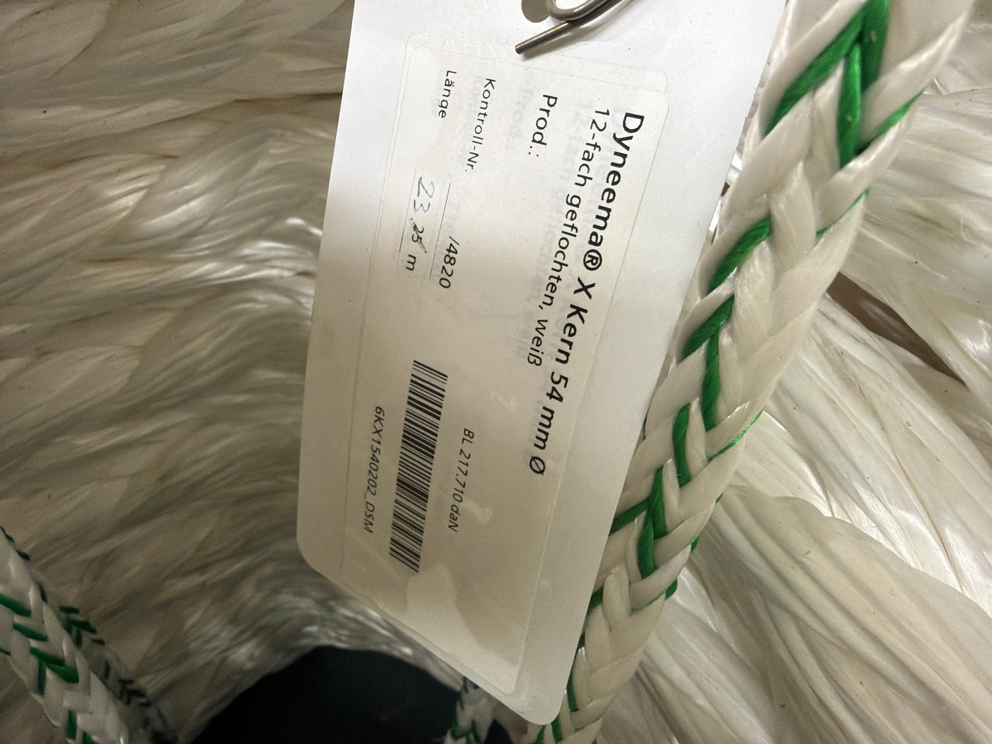 Dyneema X kern 23 meter/ 54mm