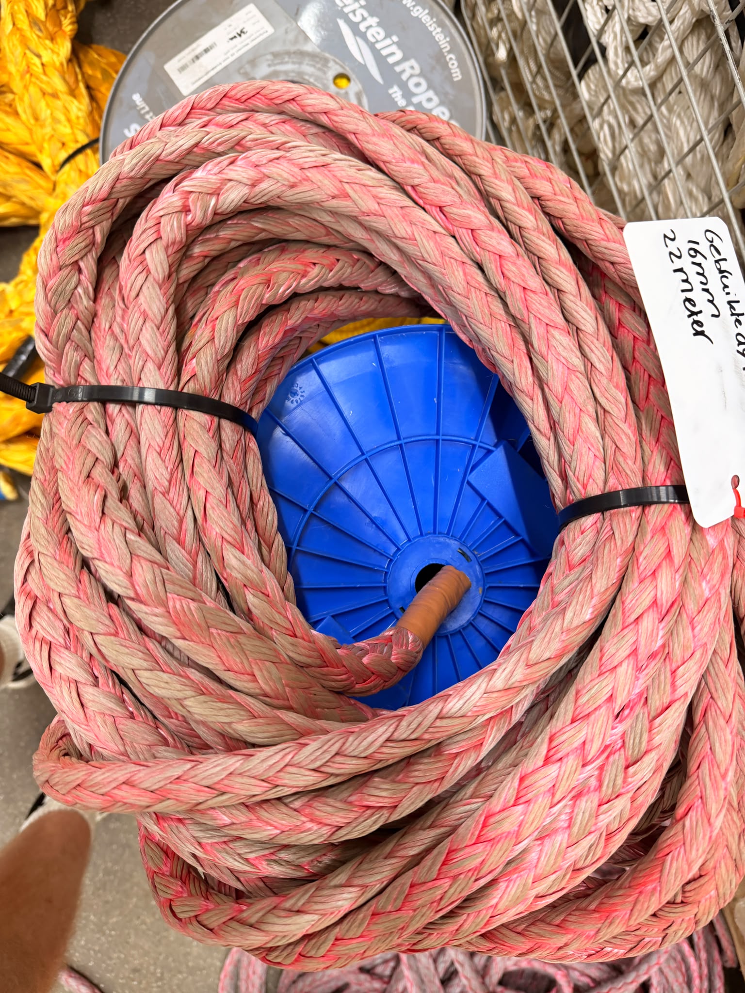 Gebruikte dyneema 22m/ 16mm