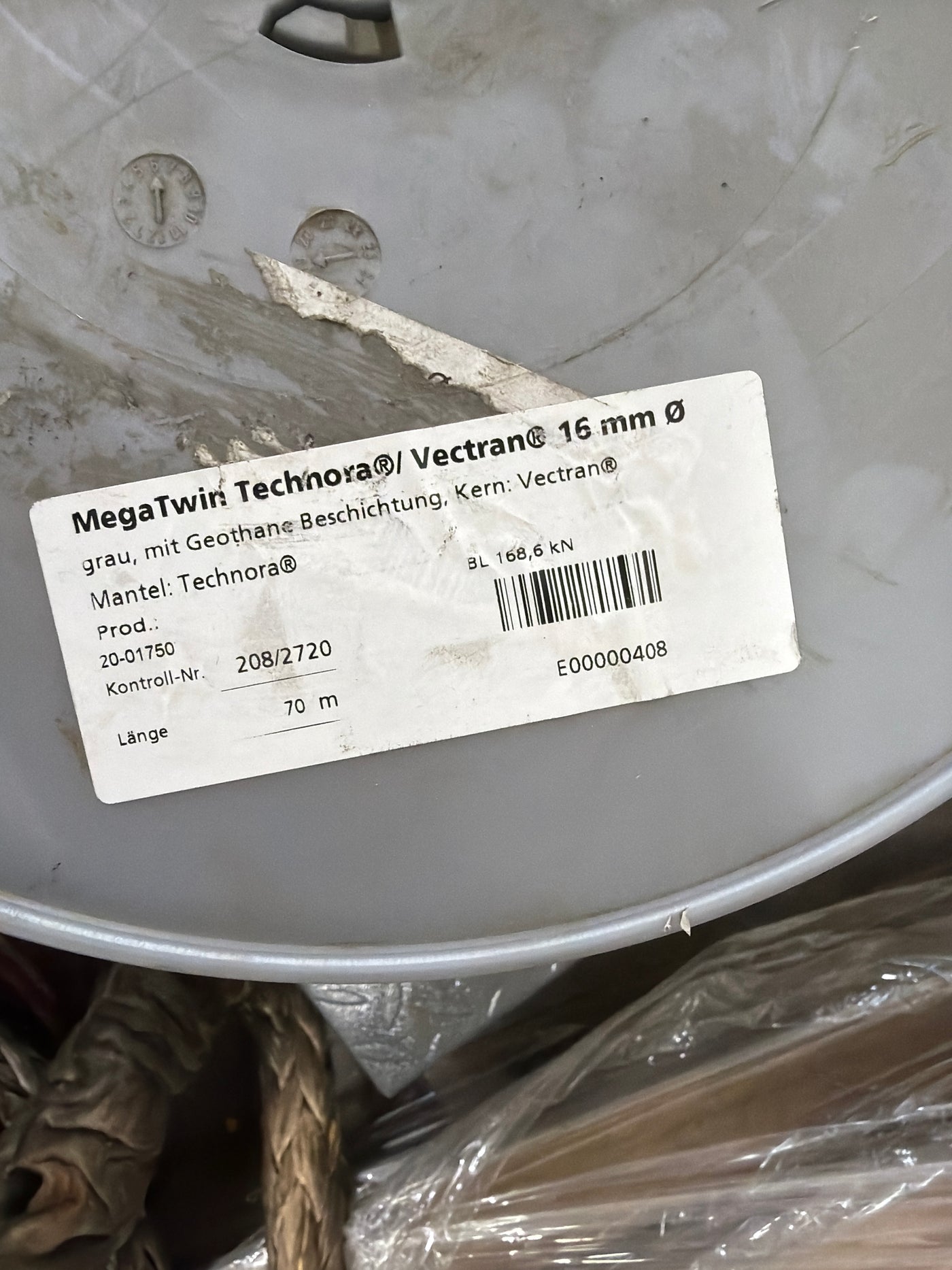 Gleistein Megatwin technora/ vectran 70m/ 16mm