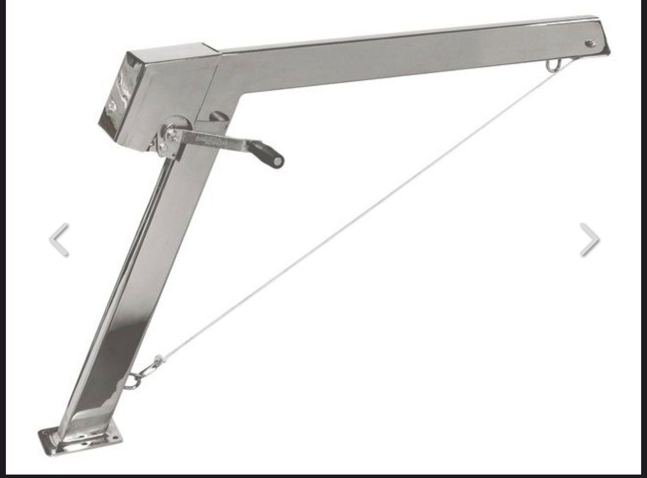 RVS Davids 150kg per stel (zie tekening)