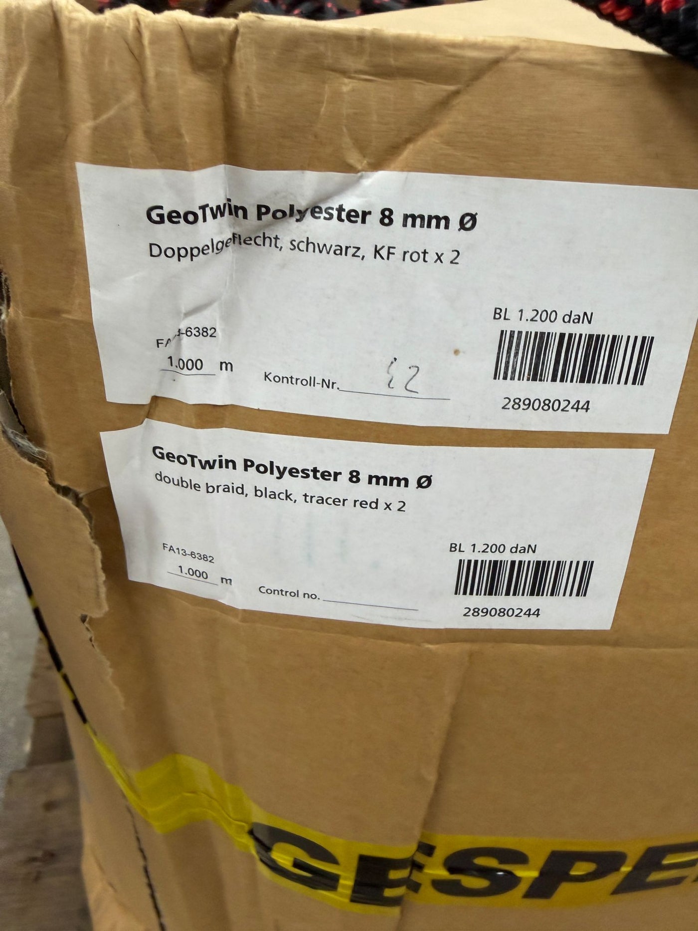 Gleistein Geotwist Polyester 100 meter / 8mm