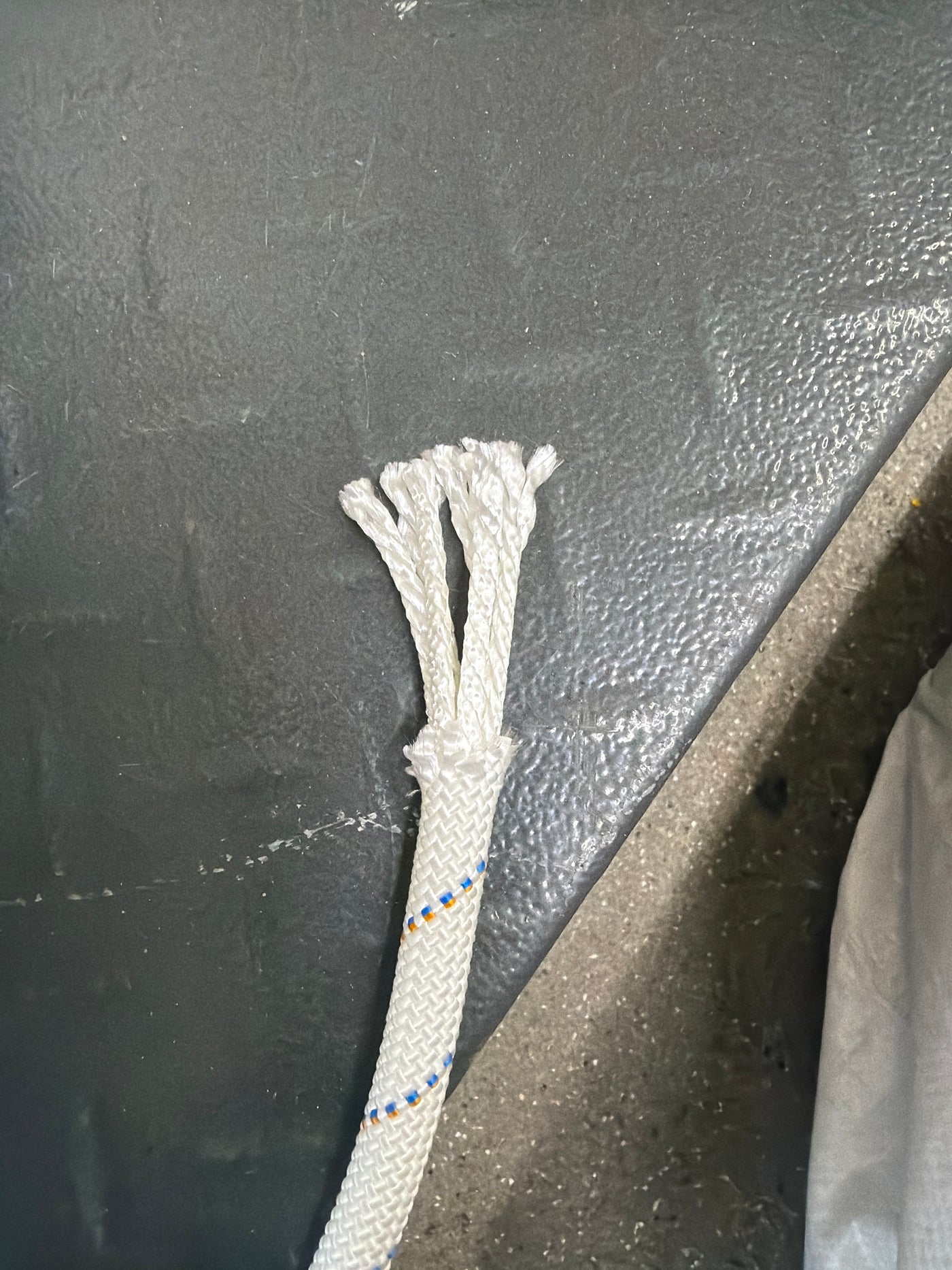 Polyester gevlochten lijn wit | 200m / 11mm