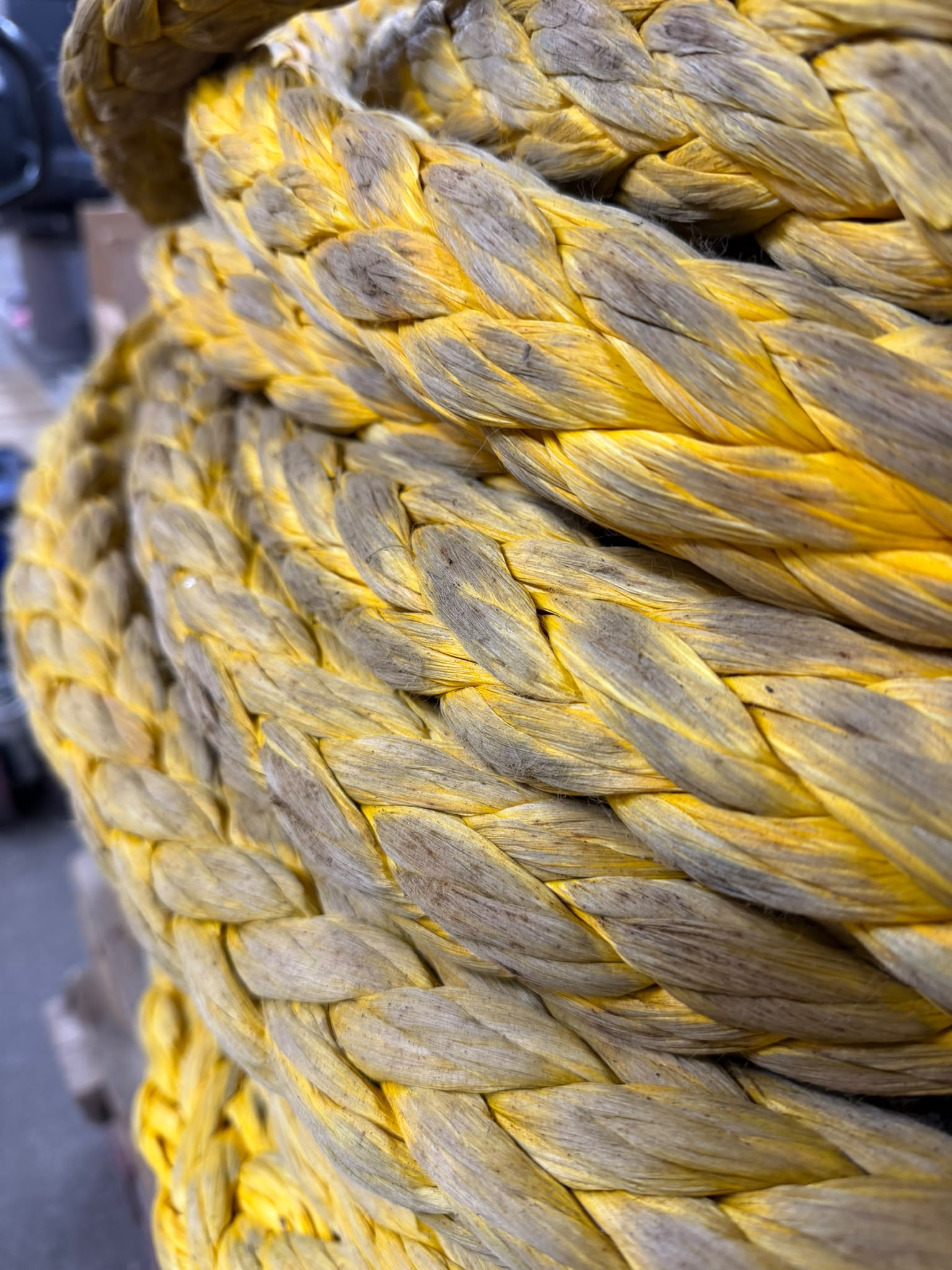 Gebruikte dyneema 90 meter/ 36mm