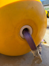 Surface Buoy rond geel / polyethyleen