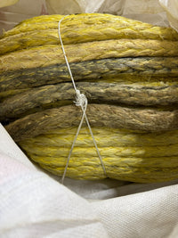 Gebruikte dyneema 220 meter / 32mm beide kanten oog