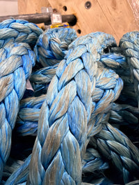 Gebruikte Dyneema 50 meter/ 26mm incl oog 1,5M