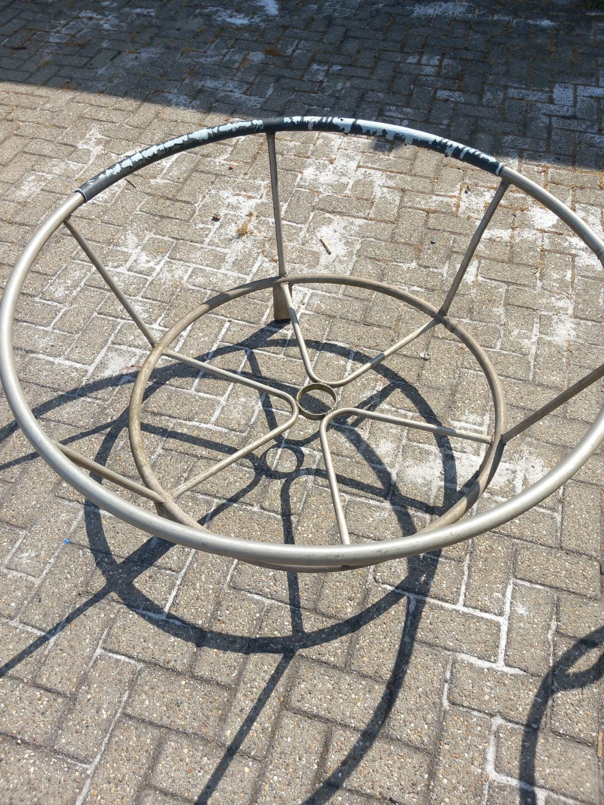 Gebruikte trossenbak aluminium 130cm