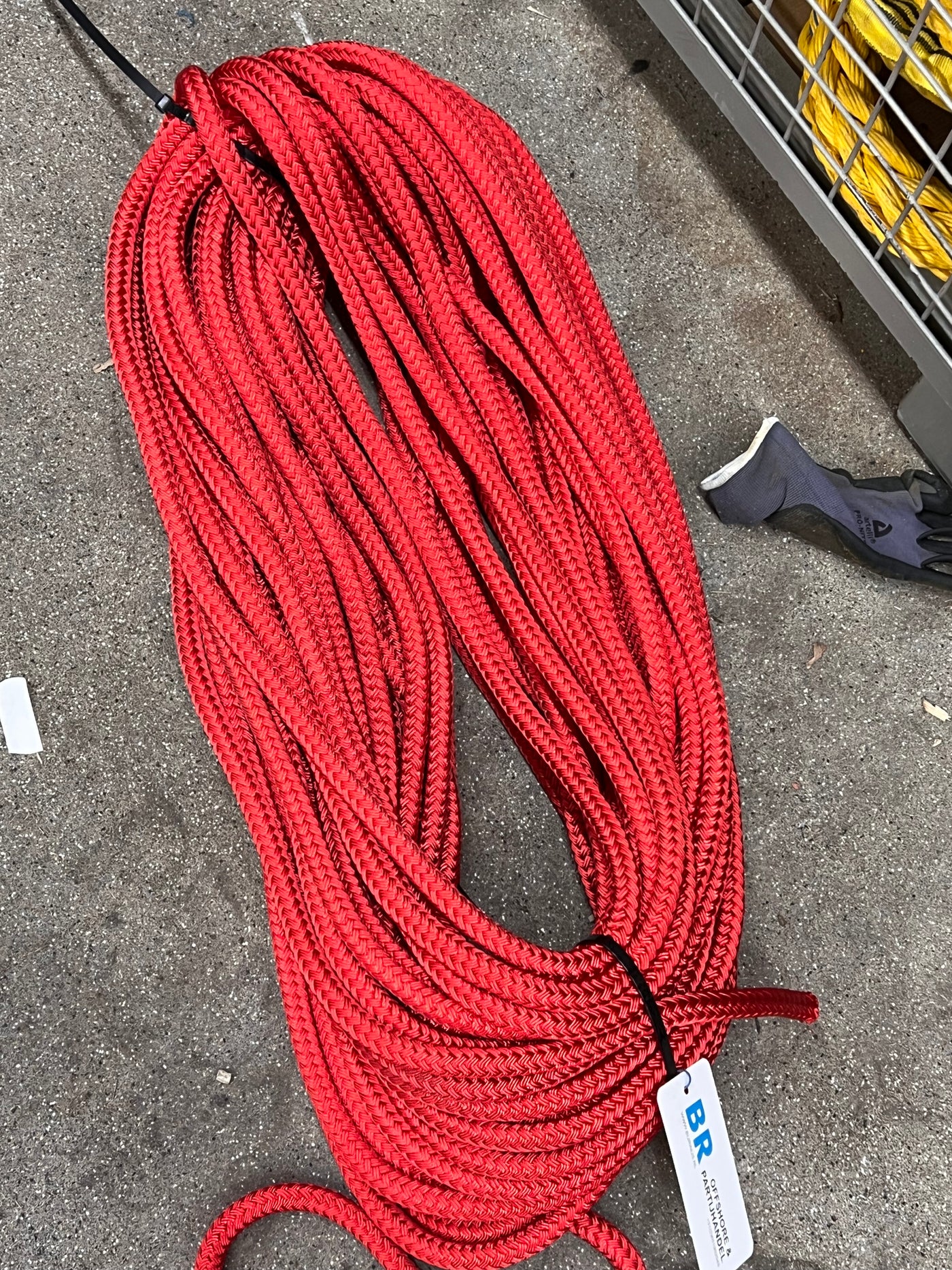 gevlochten Polyesterlijn 16mm rood