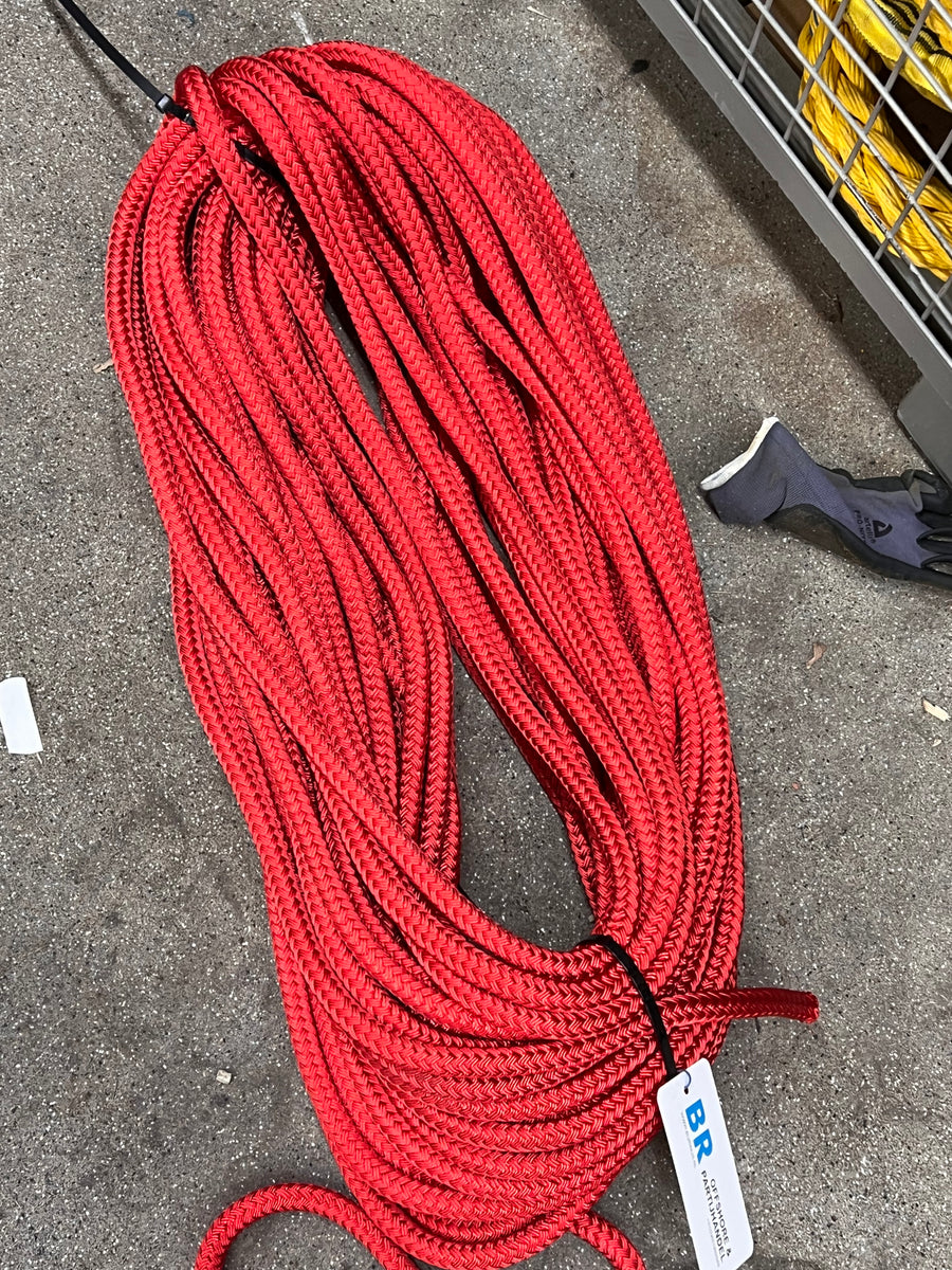 gevlochten Polyesterlijn 16mm rood