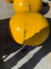 Surface Buoy rond geel / polyethyleen