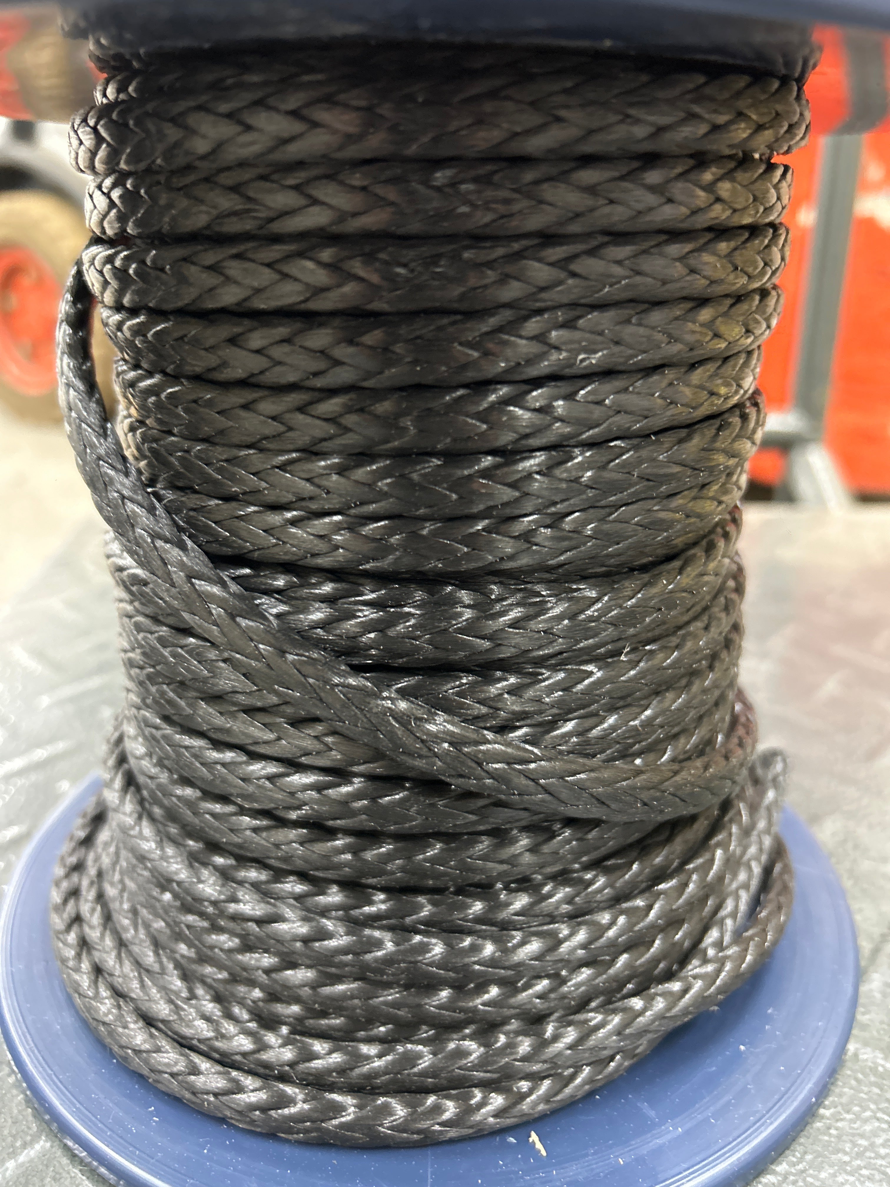 Lanex DF3 Dyneema zwart 8mm