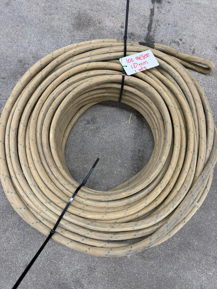 Gebruikte dyneema met mantel | 100 meter / 18mm +1 oogje