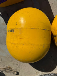 Surface Buoy rond geel / polyethyleen