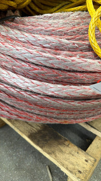 Gebruikte dyneema 228 meter/ 16mm