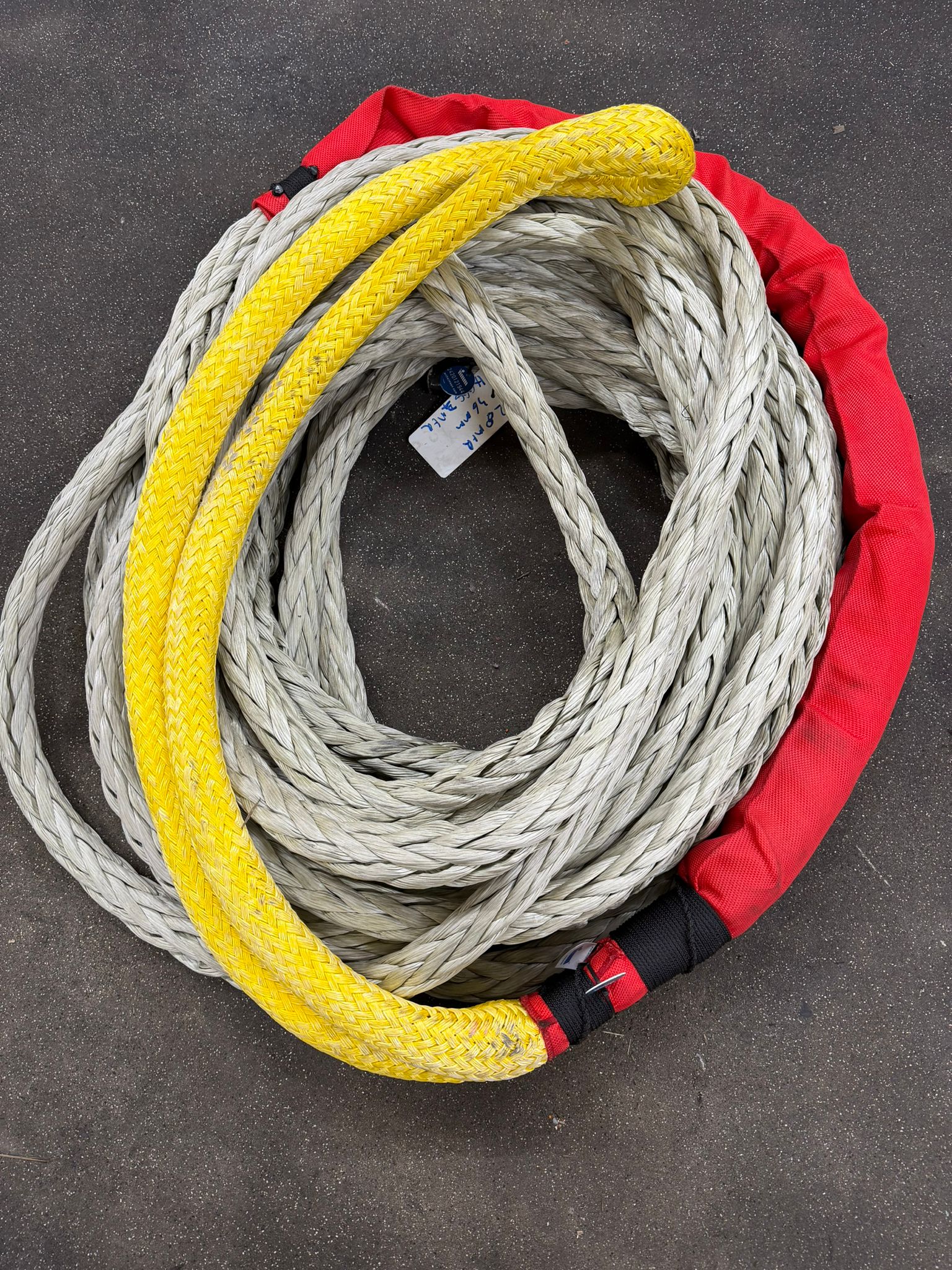 HMPE 30 meter/ 36mm + extra beschermd oog