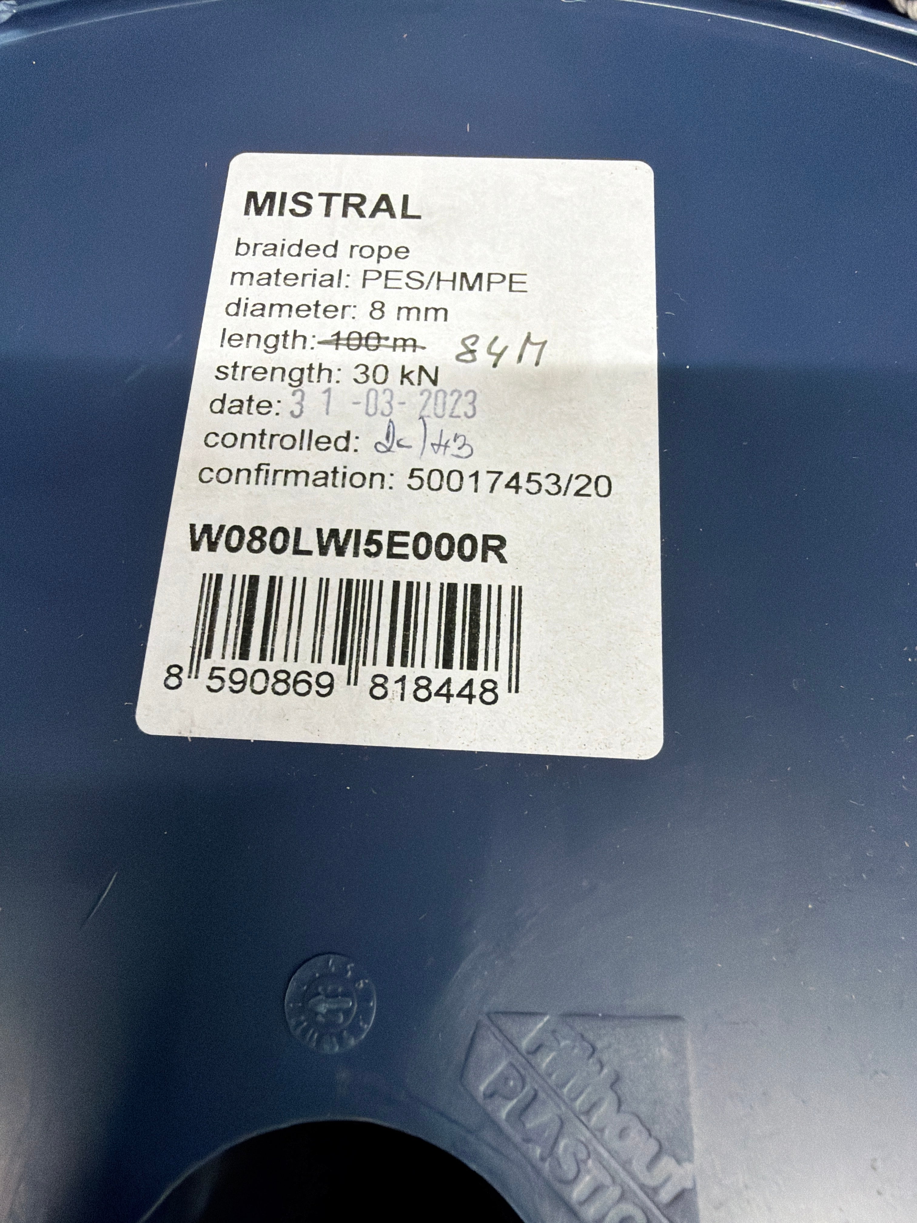 Lanex Mistral 84m/ 8mm