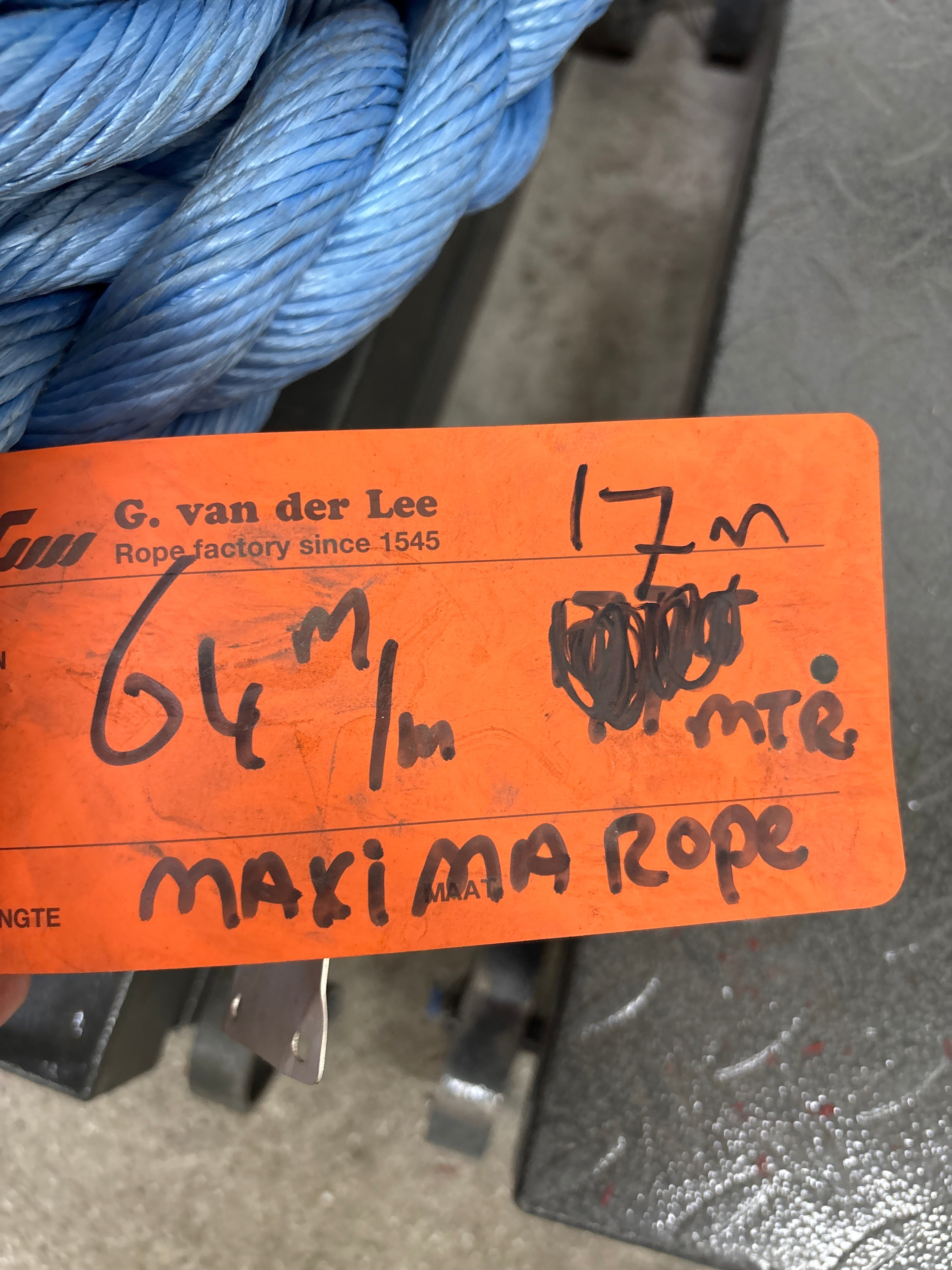 Maxima Rope | scheepstros 17m/ 64mm