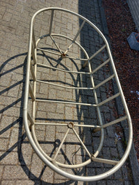 Gebruikte trossenbak aluminium ovaal 195cm x 100cm