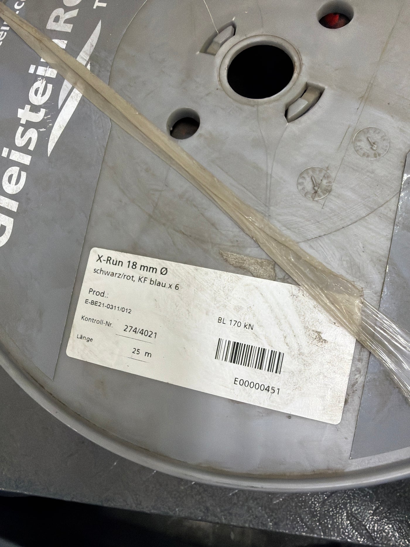 Gleistein X- Run 25m/ 18mm