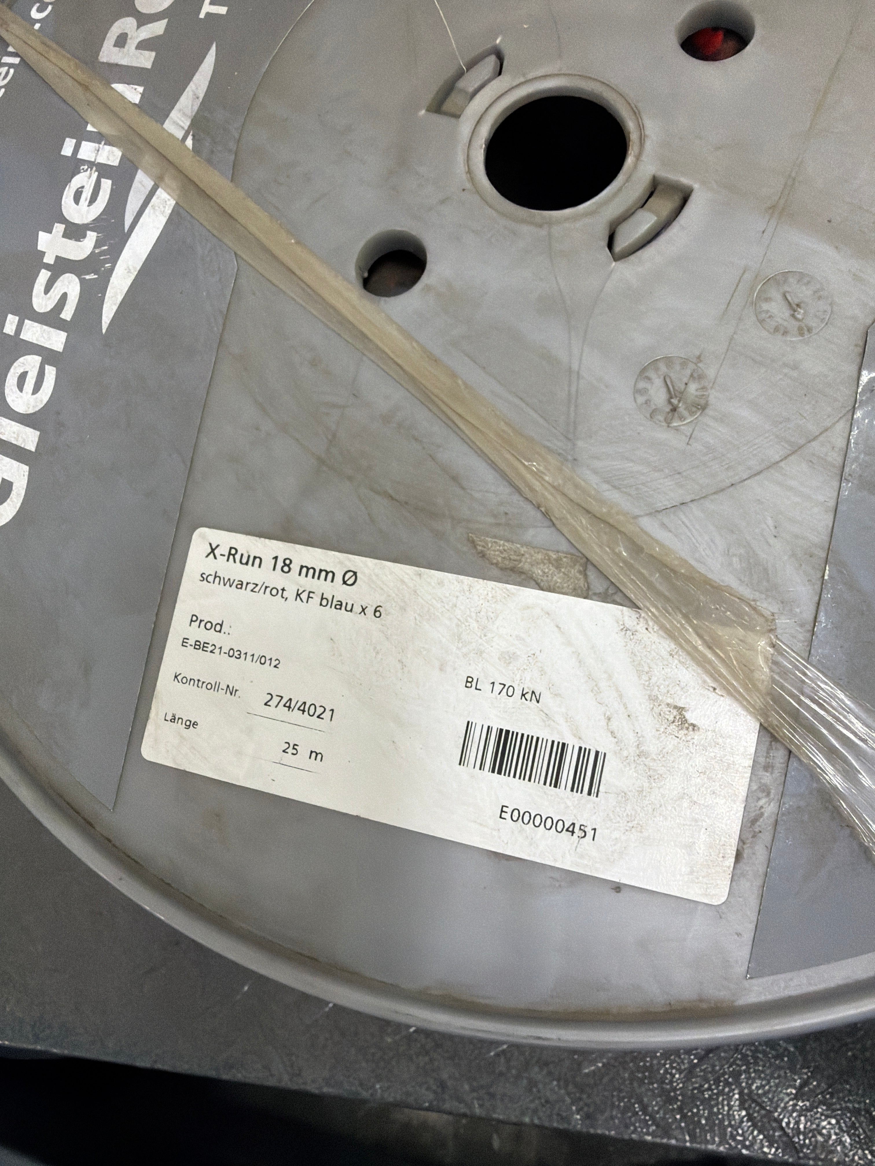 Gleistein X- Run 25m/ 18mm