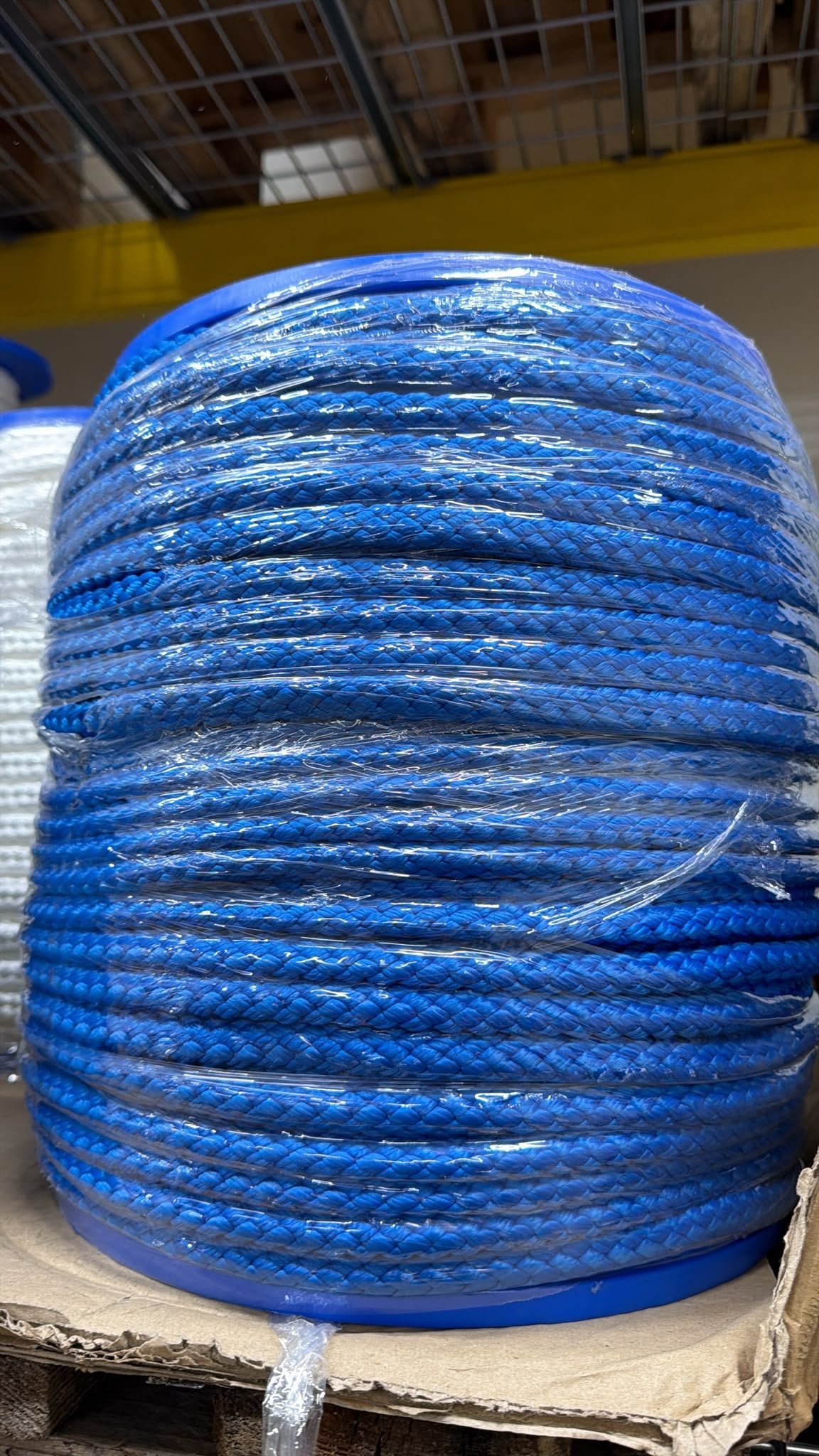 Gevlochten lijn blauw 10mm / ca 300m