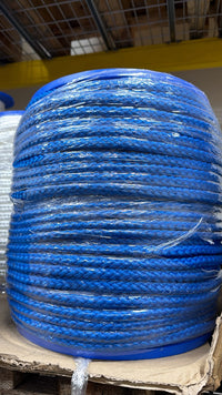 Gevlochten lijn blauw 10mm / ca 300m