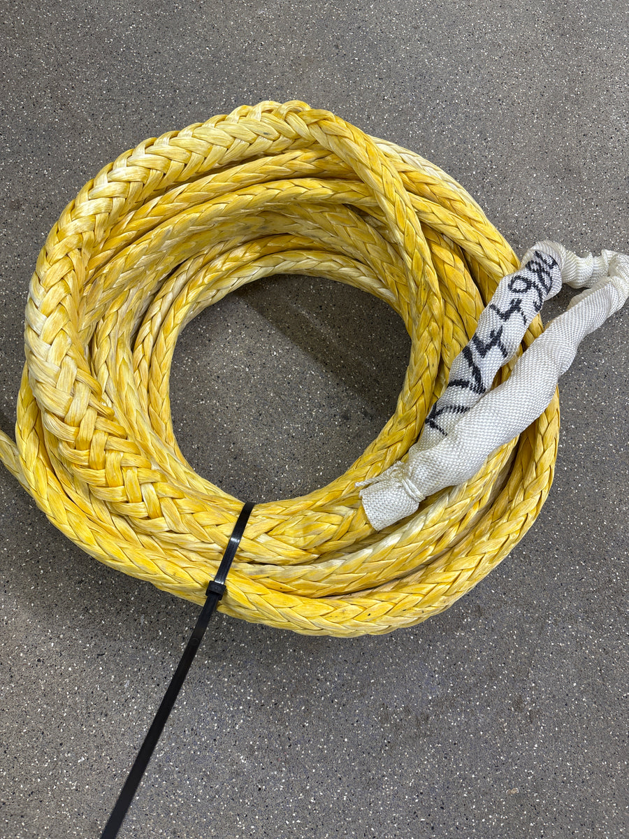 Gebruikte Dyneema 20m/ 20mm +1 oog