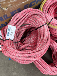 Restant nieuwe HMPE 35 meter / 16mm + oog van 1 meter