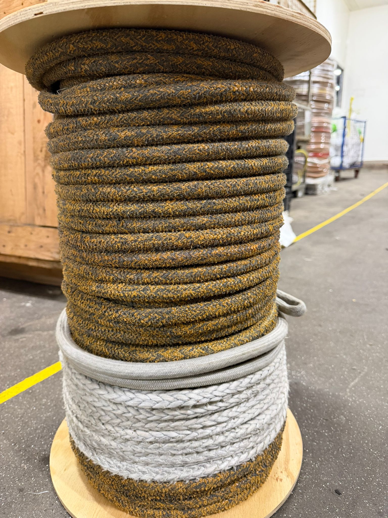 Gebruikte dyneema met mantel | 16mm / ca 120m