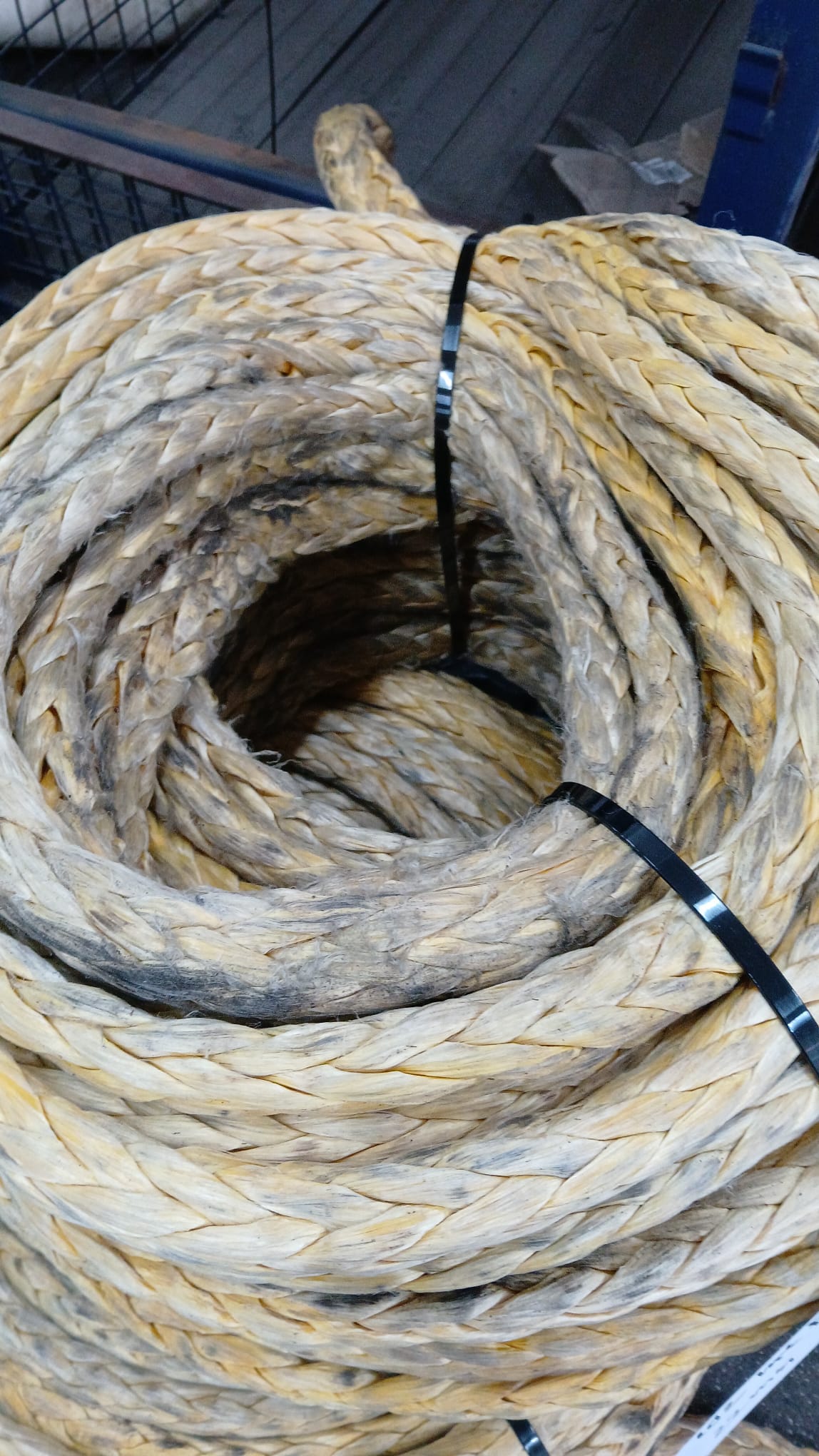 Gebruikte dyneema 102 meter / 22mm | 45 ton