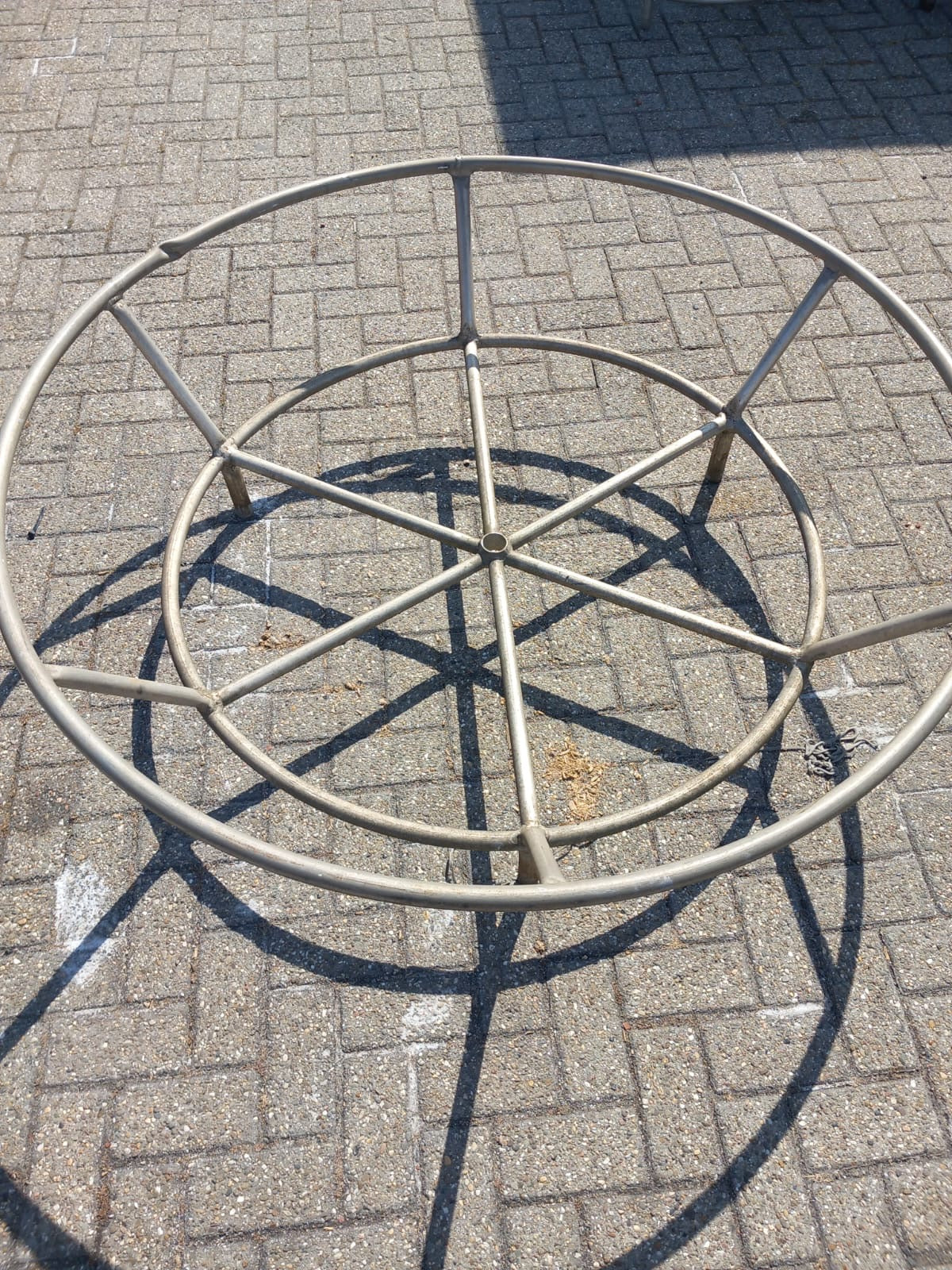Gebruikte trossenbak aluminium 156cm
