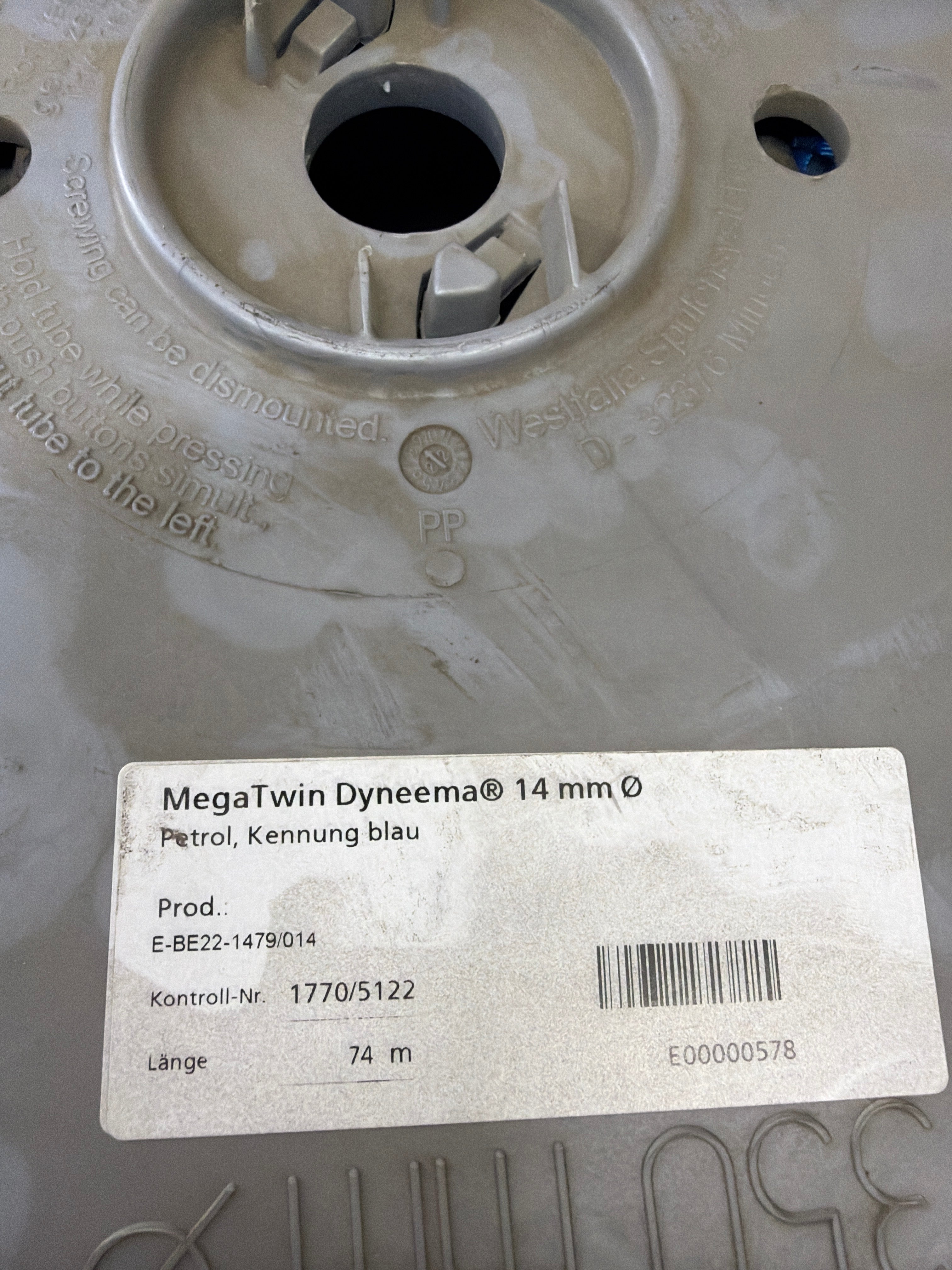 Gleistein Megatwin Dyneema 74m/ 14mm