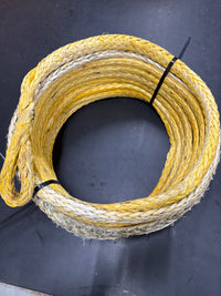 Gebruikte Dyneema 19m/ 14mm + 2 kleine oogjes