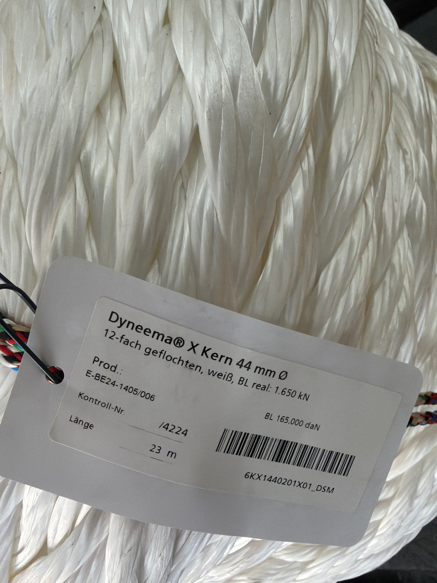Dyneema X kern 23 meter/ 44mm