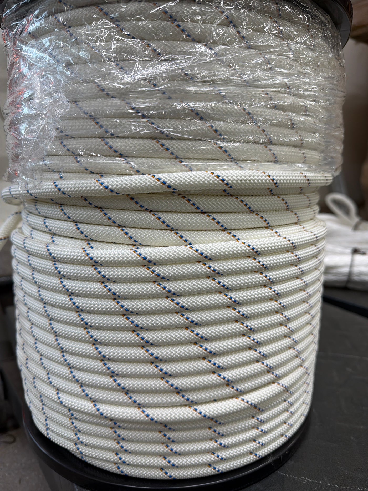 Polyester gevlochten lijn wit | 200m / 11mm