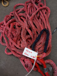 Gebruikte Dyneema 38m/ 18mm + 2 ogen