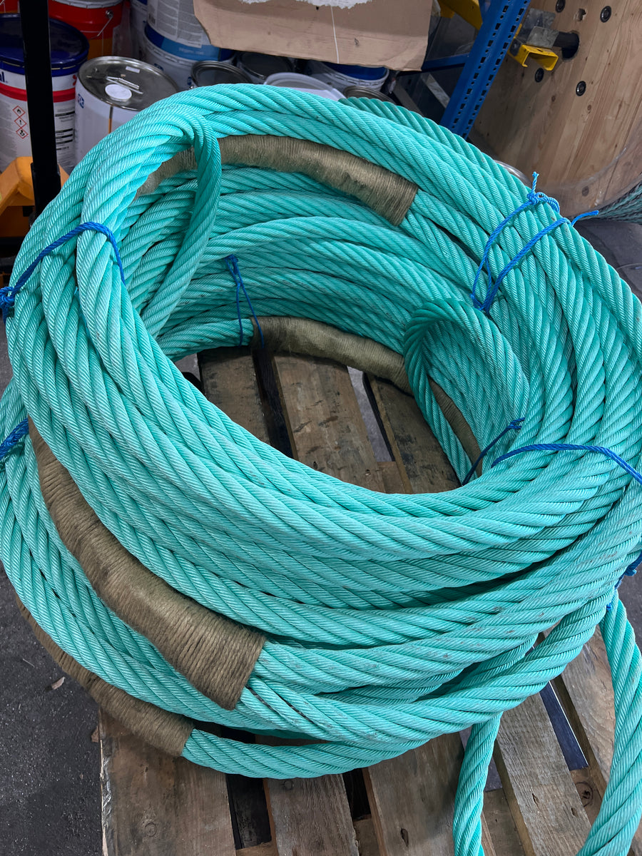 Hercules 32MM 6X8 LOW-ROT DANL IWRC G160 GREEN/BLUE