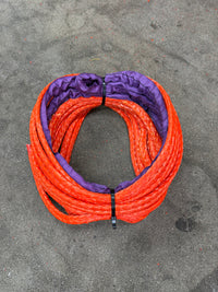 HMPE Oranje 30 meter / 14mm +oog van 1,5m