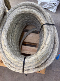 Gebruikte dyneema 50 meter / 28mm beide kanten lus van 1,5m | 72 .4 ton