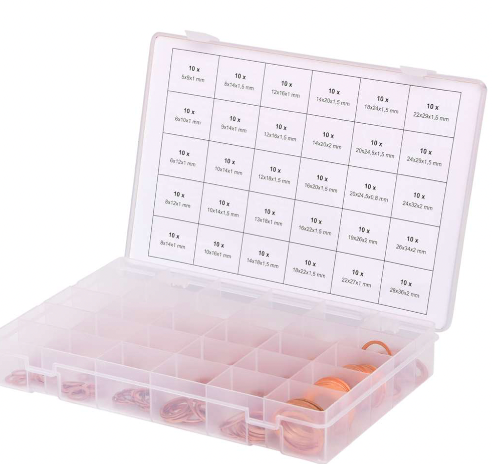 KS Tools Assortiment koperringen, 5-28, 300-dlg