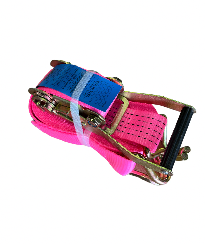 Roze spanband 9 meter / 5000daN