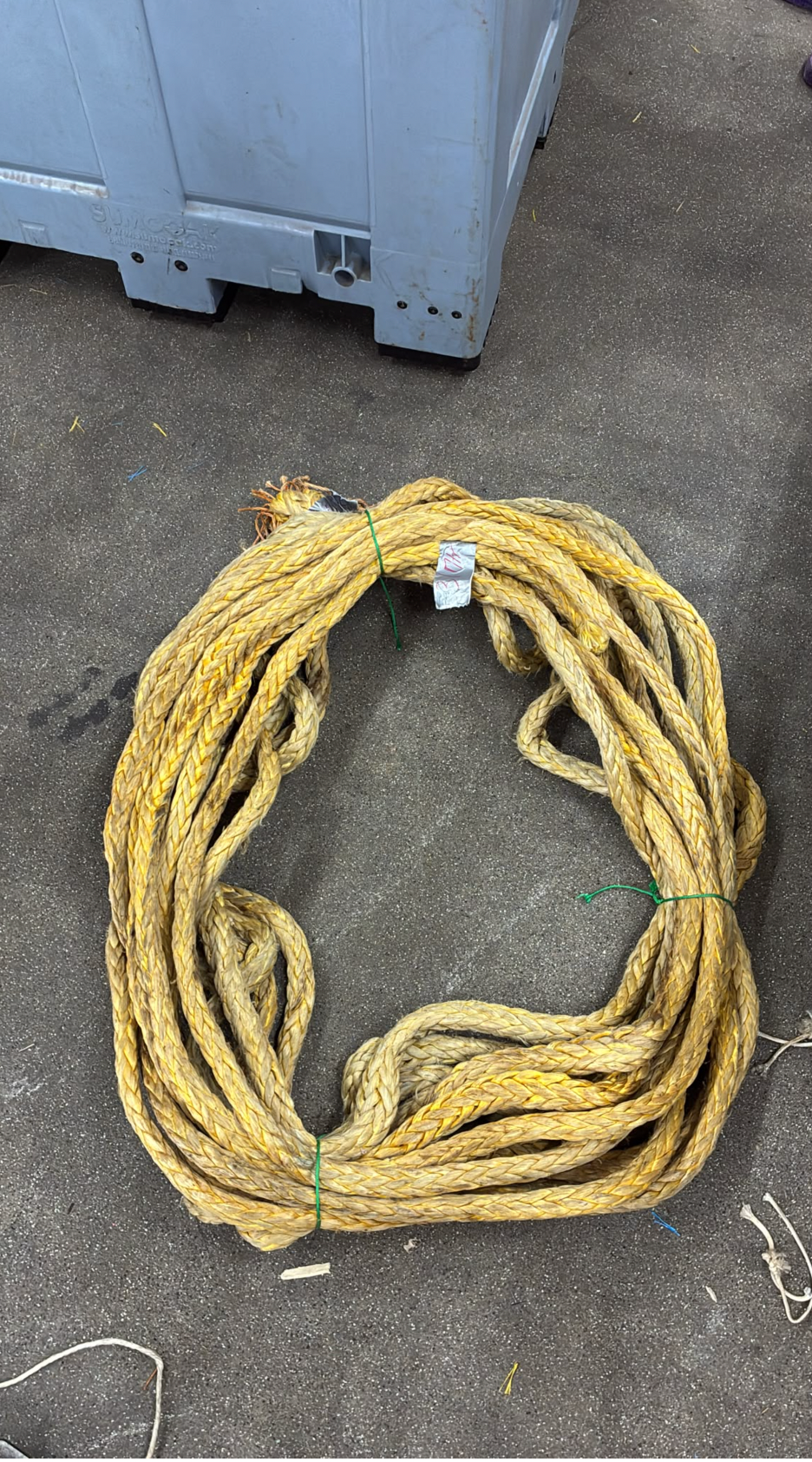 Gebruikte dyneema 31 m/ 20mm