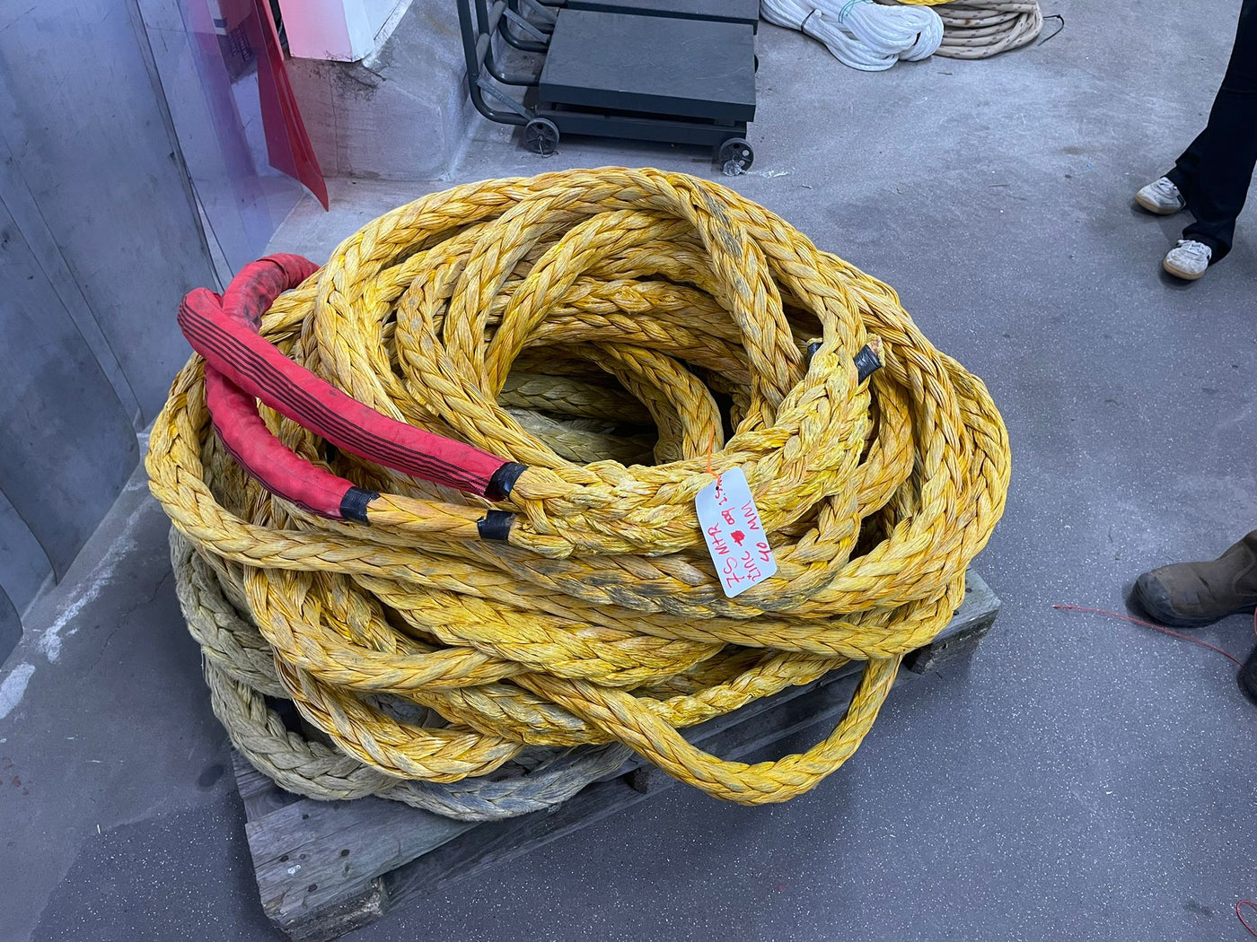 Gebruikte Dyneema 75 meter / 40mm