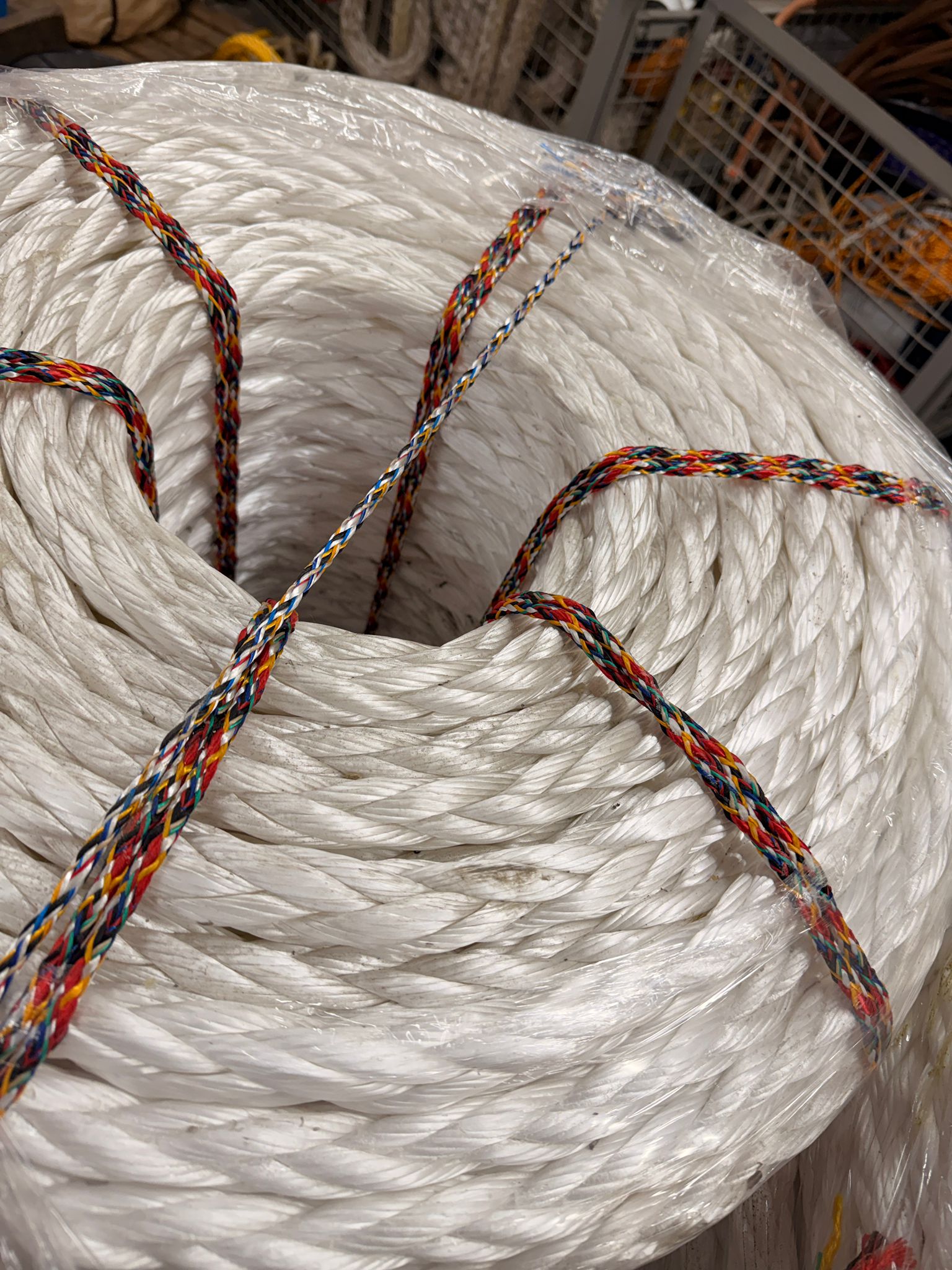 24mm witte Dyneema 50 ton