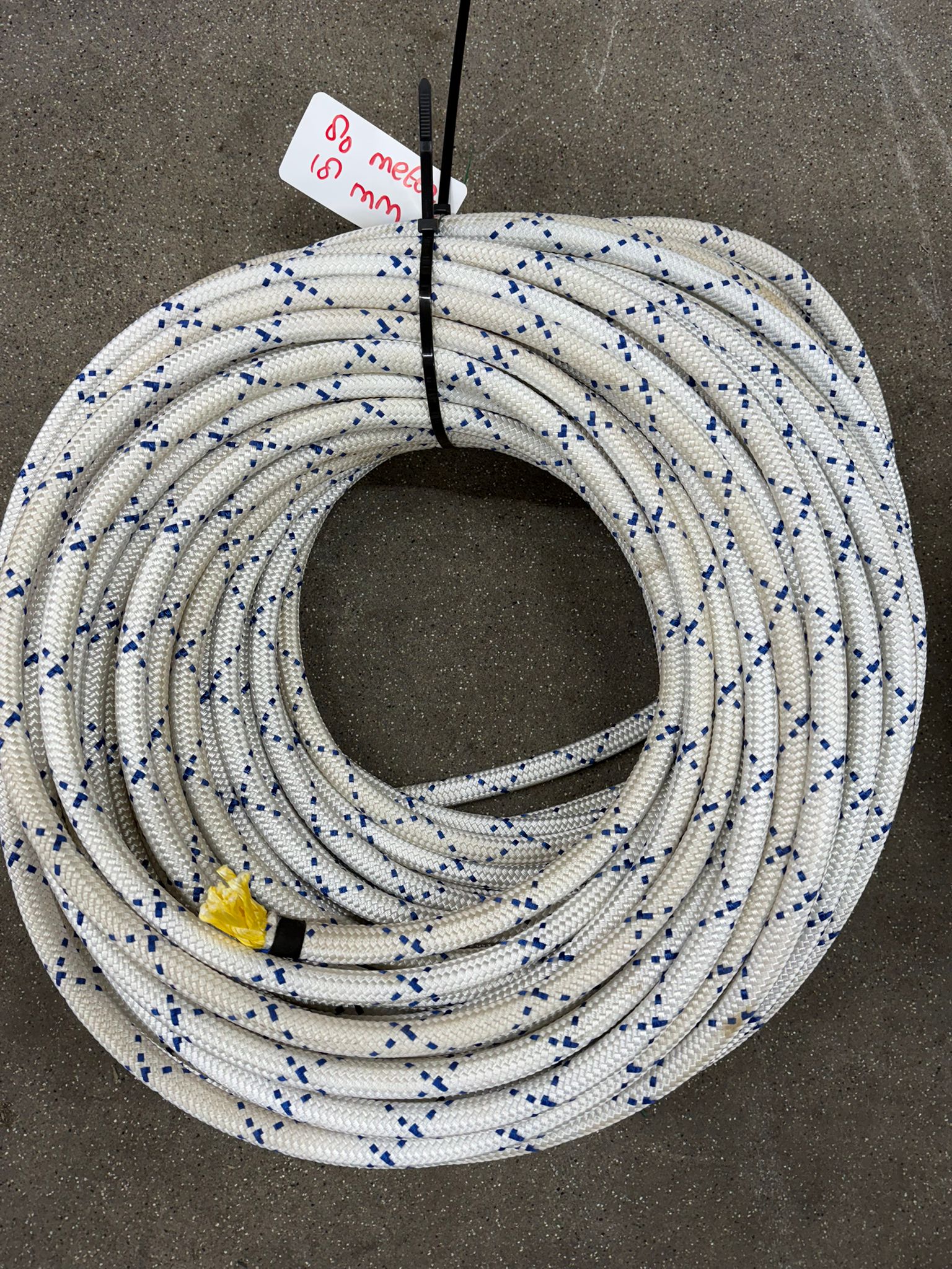Dyneema met mantel | 80 meter / 18mm