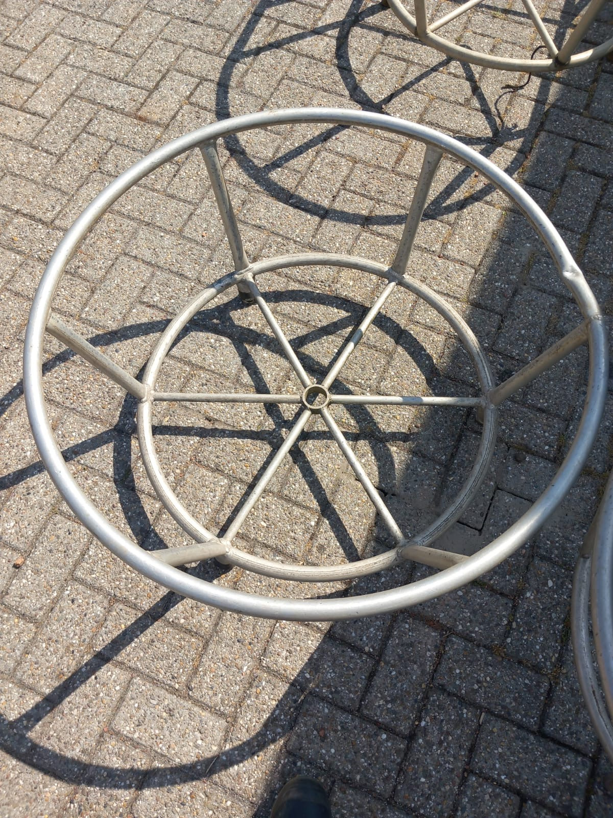 Gebruikte trossenbak aluminium 100cm