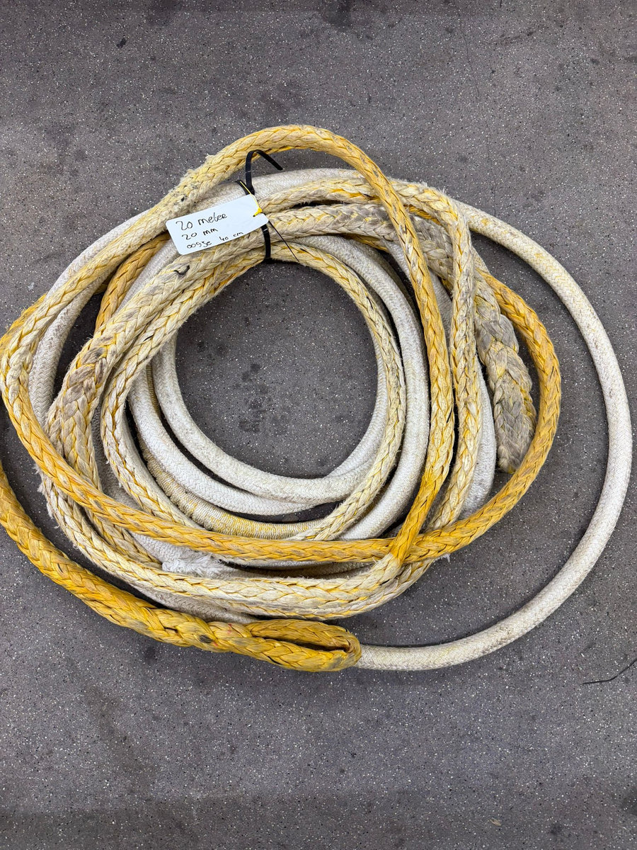 Gebruikte dyneema 20m/ 20mm | 40cm oog