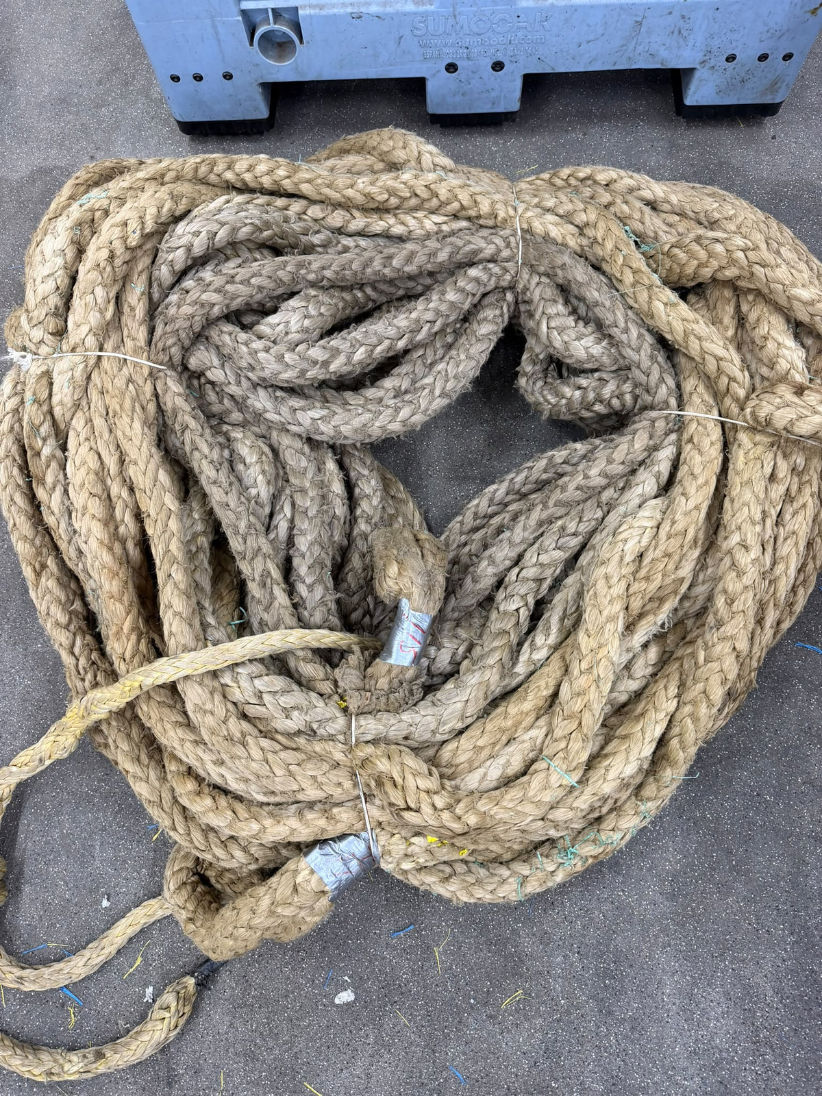 Gebruikte dyneema 115m/ 28mm