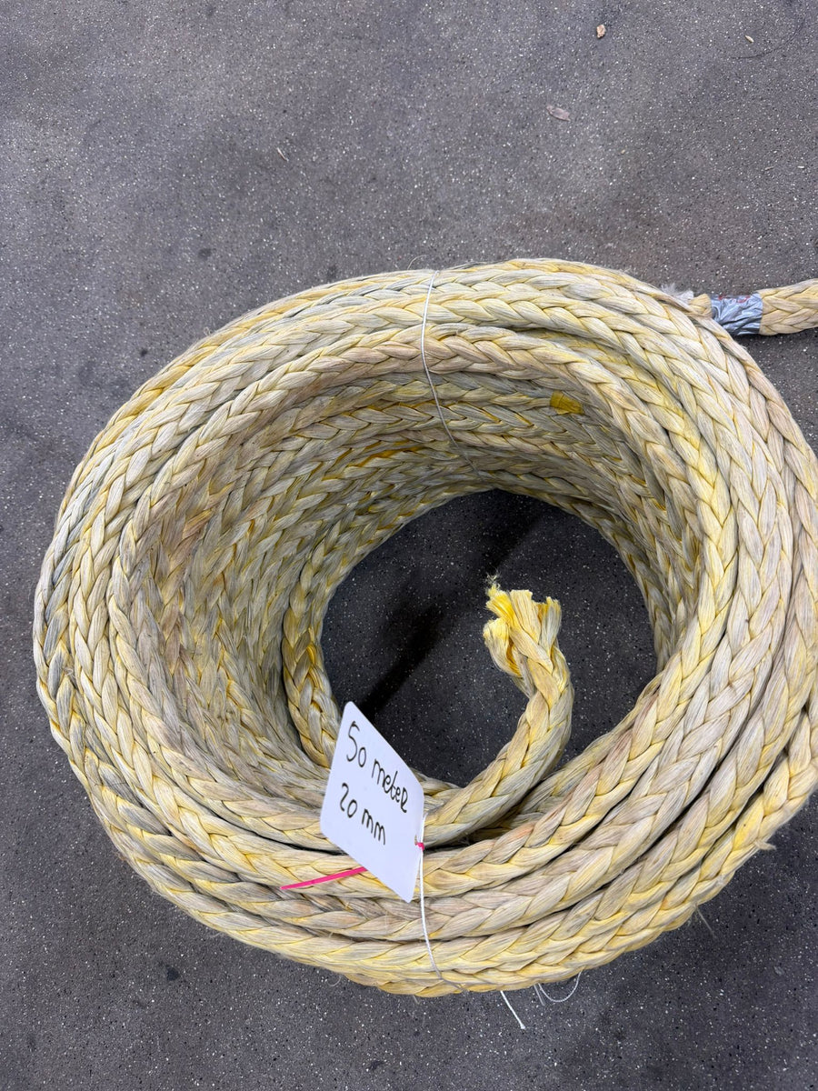 Gebruikte dyneema 50m/ 20mm