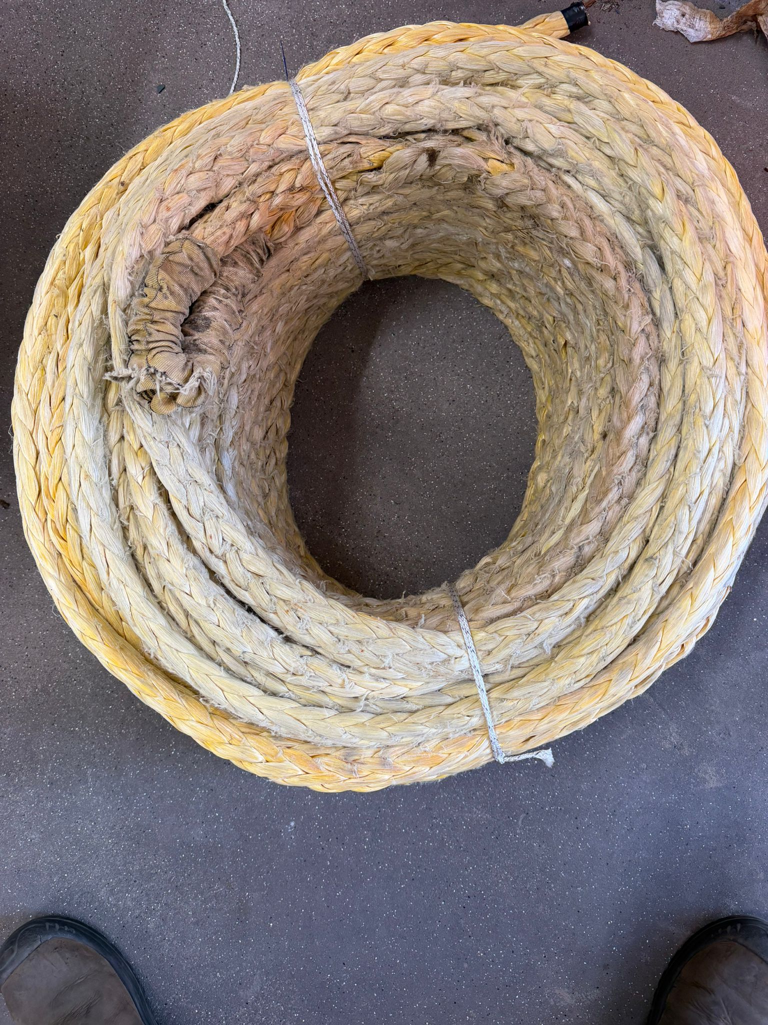 Gebruikte dyneema 90 meter/ 24mm